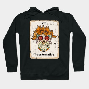 Death and Transformation Tarot Card XIII Hoodie